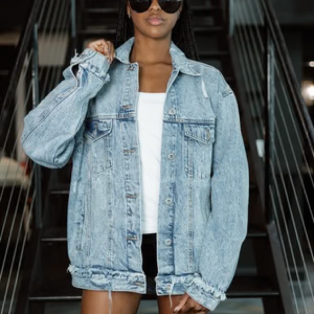 Classic Light Blue Women's Jean Jacket